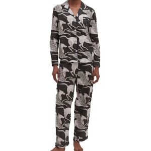 Desmond and Dempsey XL 12 Pegasus Black Cotton PJs NWT